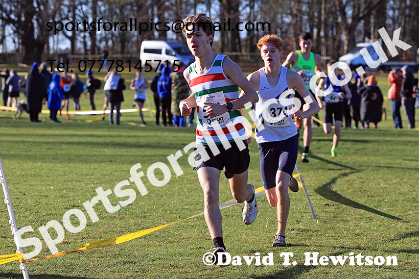 Mens under-17s 2025 Northern Cross Country Champs, Tatton Park, Knutsford, Cheshire. Photo: David T. Hewitson/Sports for All Pics